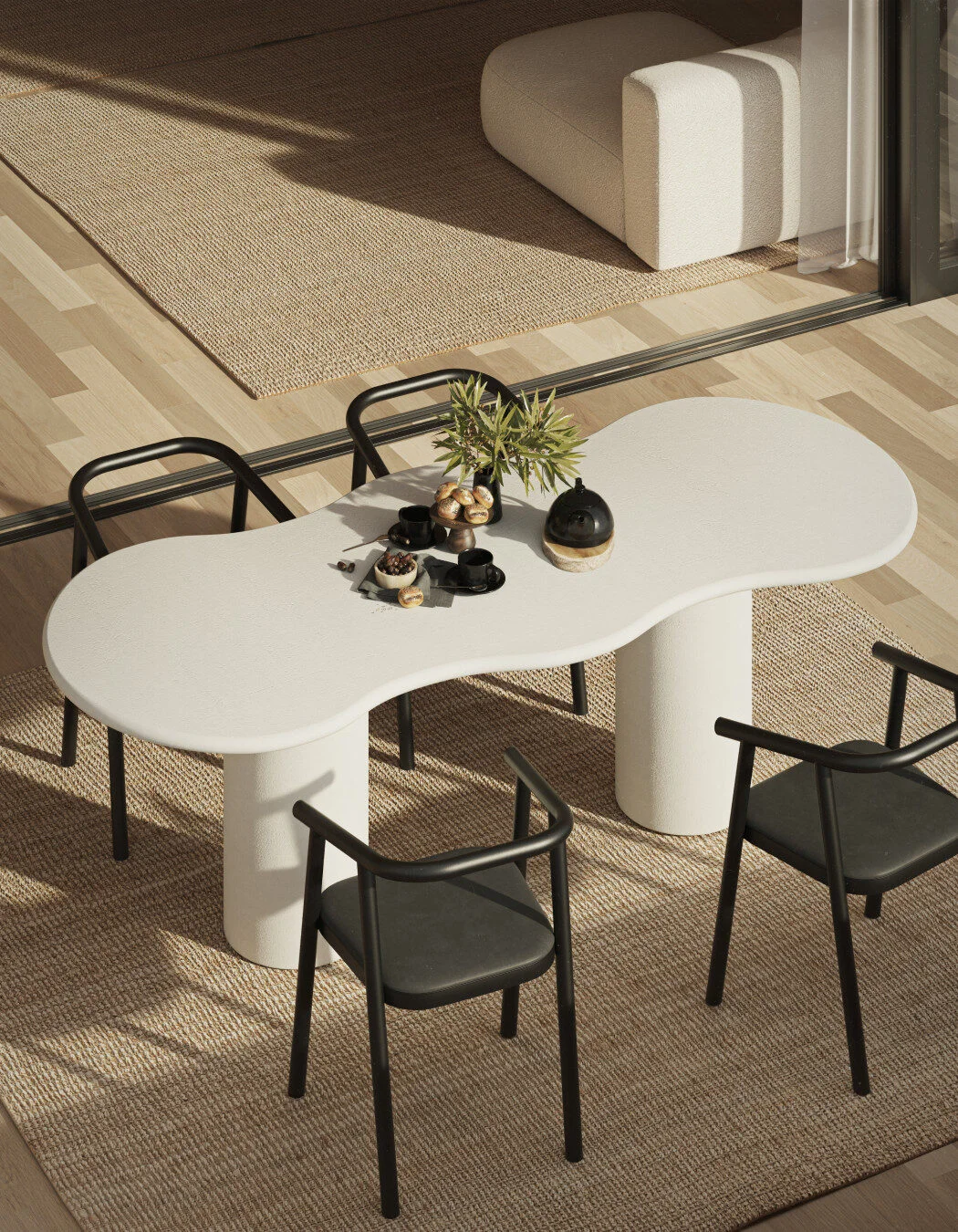 Render para muebles de microcemento